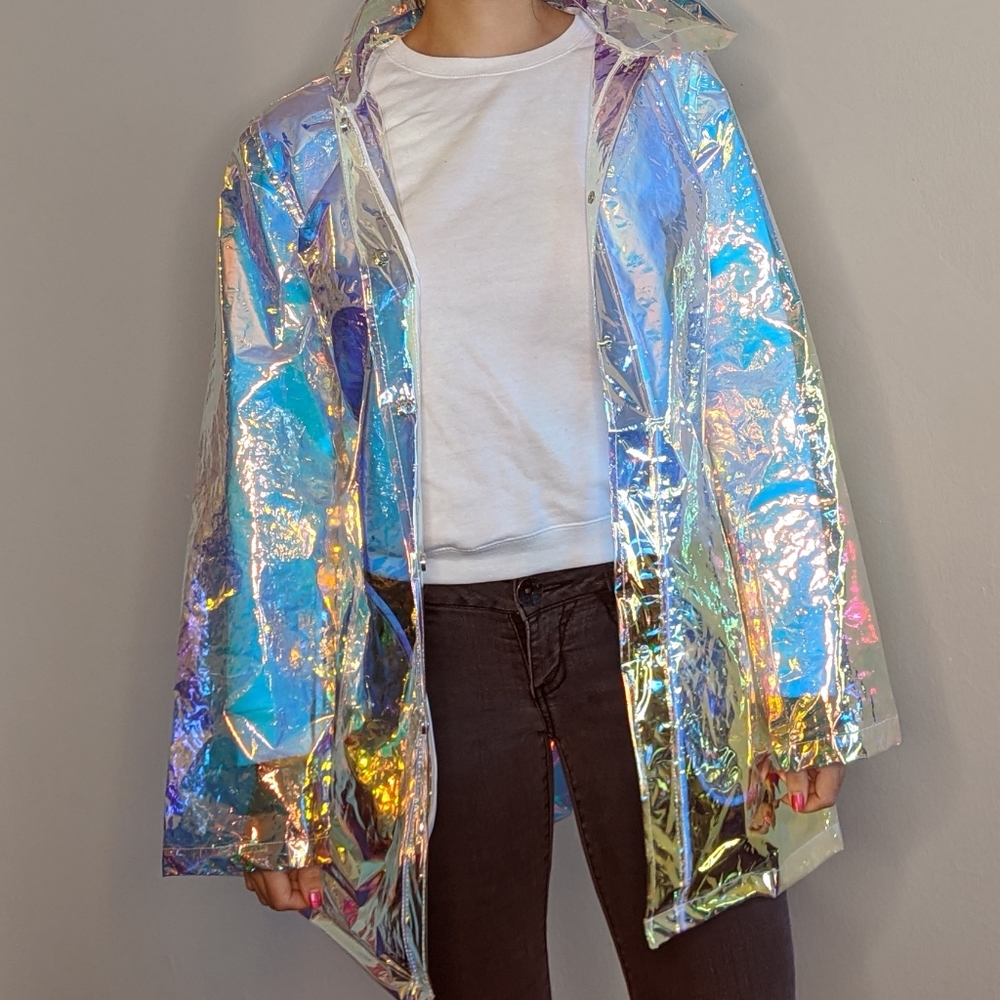 Holographic Rain Jacket